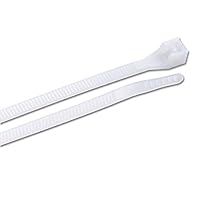 Gardner Bender 46-308 DoubleLock Cable Tie, 8 Inch., 75 lb. Tensile Strength, Wire / Cord Management Industrial and Household Use, Nylon Zip Tie, 100 Pk., Natural