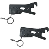 Canfon ABS Plastic Lavalier Microphone Tie Clip for Rode Lavalier GO, SmartLav + Lapel Microphone, Pack of 2 (4.5mm)