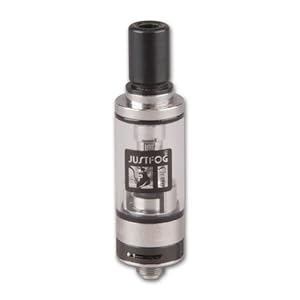 Clearomizer JustFog Q16 BOCC 1,9 ml 1,6 Ohm aus Edelstahl Pyrexglas in silber