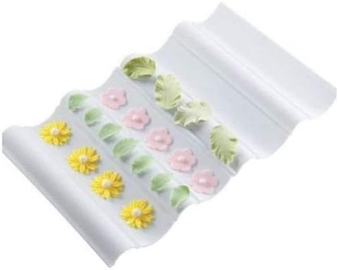 JPONLINE 2pcs Wave Flower Former Set Cake Decorations Drying Plate Sugar Craft Cake Decorating Tools