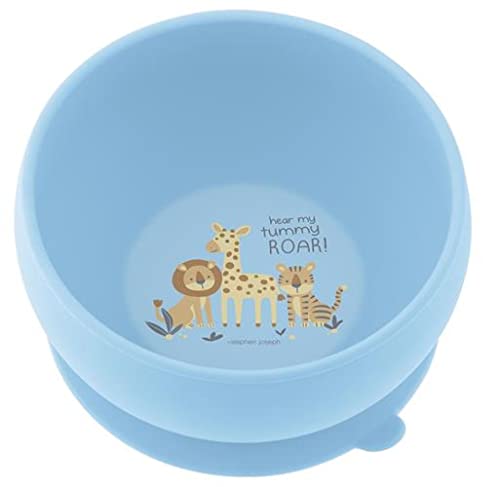 Stephen Joseph, Silicone Baby Bowls, Suction Bowl, Stay Put Suction Bowl, First Stage Self Feeding, Zoo