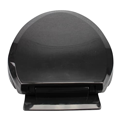 Renovators Supply Manufacturing Black Plastic Soft Close Toilet Seat
