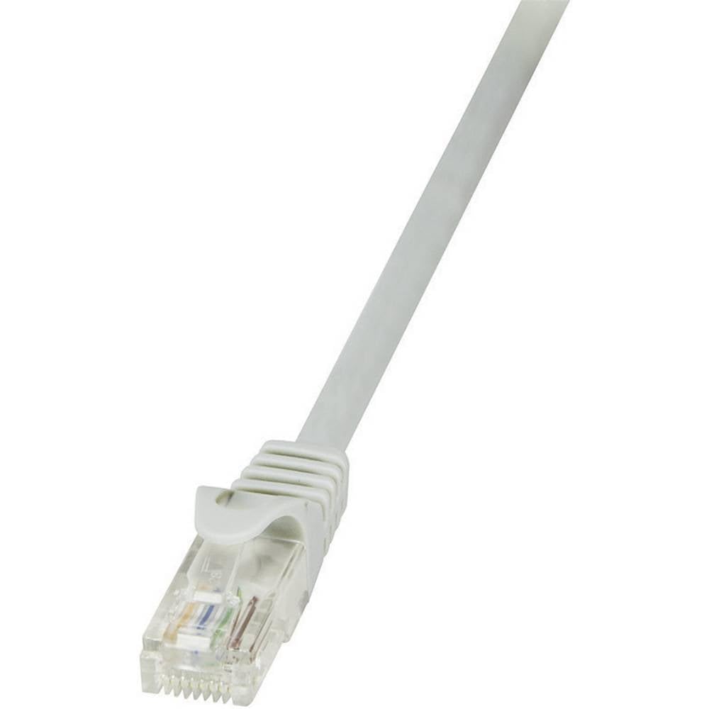 LogiLink CP2082U CAT6 U/UTP EconLine Ethernet Cable, Extra Long Patch Cable, 7.5 Meter Length, Grey