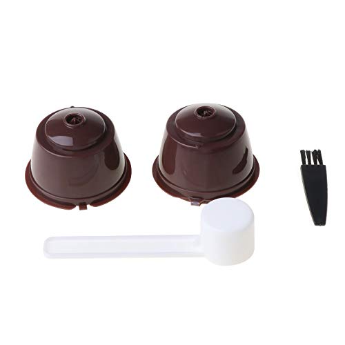 huiingwen Nachfüllbare Kaffeekapseln, mehr als 200 Mal nachfüllbar, wiederverwendbare Kaffeepads für Nescafe Dolce Gusto…
