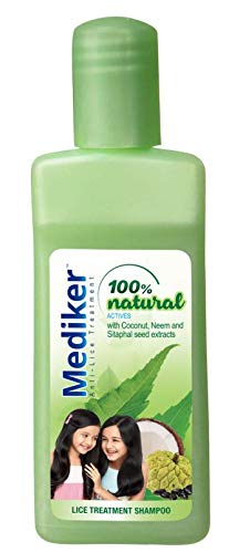 Mediker Herbal Ayurvedic Anti Lice Treatement Shampoo with Coconut Oil, 50ml