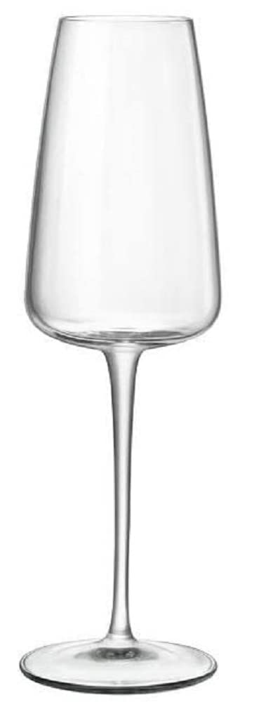 Luigi Bormioli - Talismano - Champagne/Prosecco Crystal Flutes - Dishwasher Safe - Made in Italy - Set of 4, 210ml