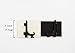 Artliving 3 Inch Black 12pcs/Set Plastic Easels Plate Display Stands Picture Frame Stand Holder