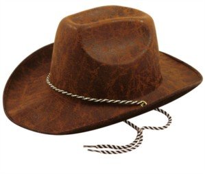 Henbrandt Cowboy Dark Brown Hat Adults