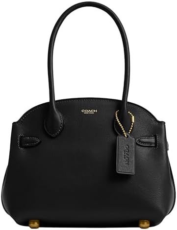COACH Swagger Carryall 27 In Pebble Leather Li/Black One Size