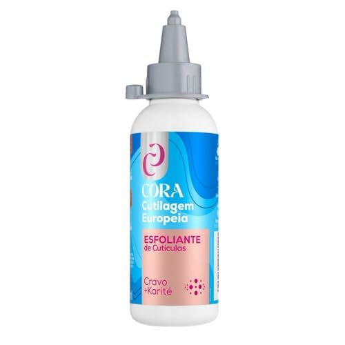 Kit King Cutilagem Europeia Cora Removedor de Cutículas em Gel Esfoliante Hidratante 100ml