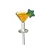 Prodyne Colorful Martini Picks Plastic, Multicolored (Set of 6)