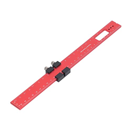 Woodworking Ruler, 300mm Aluminum Woodworking Ruler Precision Pocket Rule Machinist Engineer Ruler Marking Measuring Ruler