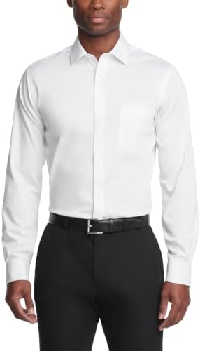 kirkland signature men's tailored fit dress shirt white Amazon.com: Kirkland Signature Men's 100% Cotton Tailored Fit Dress Shirt  White 16 x 35 : Clothing, Shoes & Jewelry