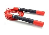 EliteSRS Beginner Jump Rope for Adults - Fitness Cardio Training - Long Handles/Comfortable Foam Grip/Forgiving PVC Cord - Indoor or Outdoor Skipping - Pro Freestyle