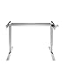 MultiTable Height Adjustable Desk Base - Sit Stand Desk, Stand-up Desk, Adjustable Standing Desk, Sit or Stand, Base (Silver Base)