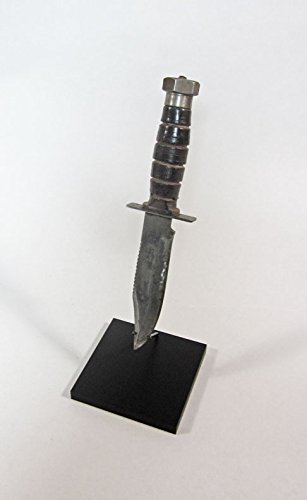 Easels by Amron Dagger, Knife, Pre Columbian Celt, Figurine Artifact Display Stand, Holder, TA2-84B, 8" H - Thumbnail 4