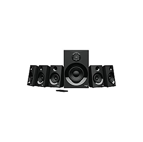 Logitech Z606 5.1 Bluetooth Speaker System – 80 W RMS – Wall Mountable, Table Mountable – 50 Hz to 20 kHz – Surround Sound (Renewed)
