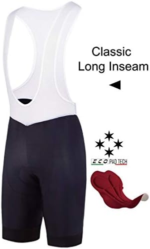 Inpro Men's ECO Recyclable Padded Bike Shorts, Cycling Bibs Shorts Optional UPF50+