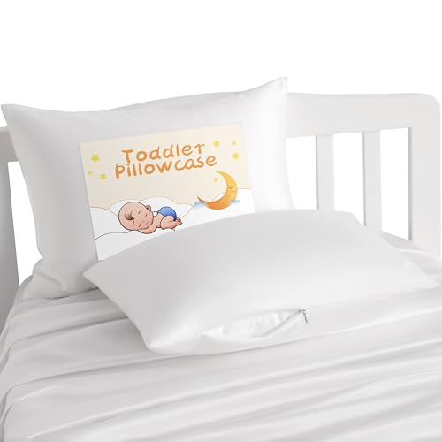NTBAY Toddler Satin Pillowcases Zipper