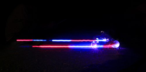 Mindscope Hovercycle Blue 49 MHz Remote Control (RC) Stunt Performing Light Up Motorcycle