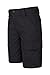Mountain Warehouse Active Kids Zip Off Hiking Pants - Boys & Girls Black Kids 9-10 Yrs (130-142 cm)