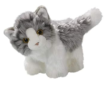 Carl Dick Chat Peluche Grisblanc 17cm Jouet 1874004