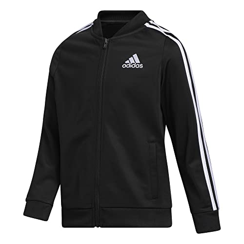 adidas Girls' Zip Front Tricot Bomber Jacket