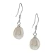 Gem Stone King 3pc Cultured Freshwater White Pearl Necklace Bracelet Earrings for Women | Wedding Pearl Jewelry Sets for Bride Bridesmaid Women | Mothers Day Birthday Valentine's Day Gifts