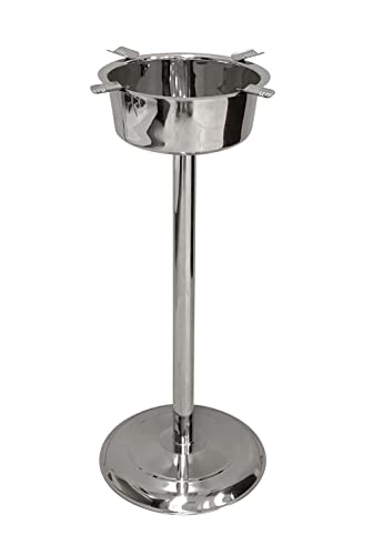 Prestige Import Group Hartford Smokin Ash 4 Stirrup Standing Polished Stainless Steel