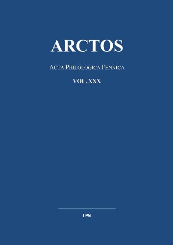 Arctos: Acta Philologica Fennica, Vol. 30 (Arctos. Acta Philologica Fennica)