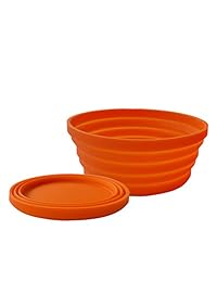 Ecoart   Bol plegable de silicona, expandible, par