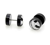 Fake Piercing Ear Plugs White