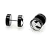 Fake Piercing Ear Plugs White"Nightmare Before Christmas" 16G-10mm(00G) 2pcs