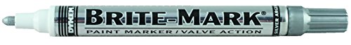 Dykem Brite-Mark 40506 Silver Medium Marking Pen - Tip Type: 916 Medium 84050 [PRICE is per EACH]