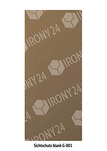 Irony24 Edelrost Sichtschutz 150 x 62 cm Blank inkl. Bodenanker – Bild 3