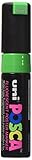 Uni-Paint Paint Marker Pen, Bold Point, Fluorescent Green, 1-Count