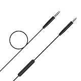 QC35 QC25 Replacement Cable Headphone Audio Cord Compatible with Bose QuietComfort25/35, OE2/OE2i, Soundlink/SoundTrue Headphones, Mic Volume Control for Apple and Android Devices (Black)