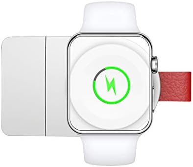 FACEVER iWatch Fast USB Charger Portable Travel Office Car Wireless Magnetic Charger Compatible with Apple Watch Series 4 3 2 1 44mm 40mm 42mm 38mm, White