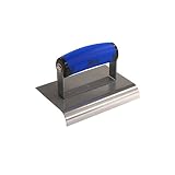 Bon 62-443 6-Inch by 4-Inch Stainless Steel Concrete Sidewalk Edger with 3/4-Inch Radius and 7/8-Inch Deep Comfort Grip Handle