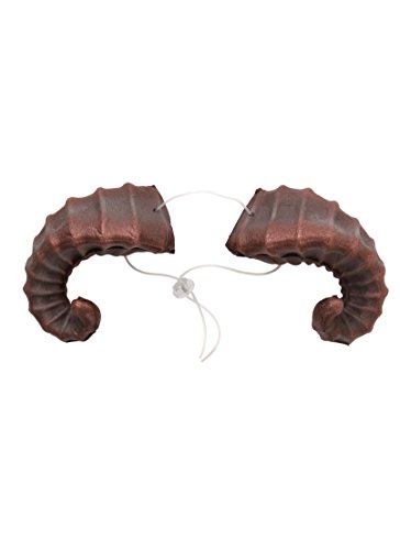 Brown Dragon Satyr Costume Horns by elope