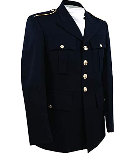 Wardog Surplus US ARMY MILITARY MEN'S 48L CLA SERVICE DRESS BLUE BLUES ASU UNIFORM COAT JACKET: Clothing, Shoes & Jewelry