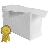 Magnifiso Guest Towels Linen-Feel Hand Towels Super Soft & Absorbent - for Use in Kitchen, Bathroom, at Parties, Weddings, Dinners or Events. (100)