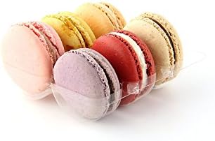 Clear Insert for 6 macarons with clip closure - Pack of 50 pcs