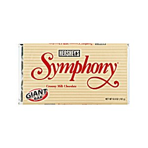 Hershey's Symphony Milk Chocolate Bar, 6.8-Ounce Bars (Pack of 6)