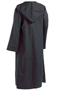 Men TUNIC Hooded Robe Cloak Knight Fancy Cool Cosplay Costume gray XXL