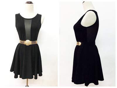VITORIA'S GIFT Vintage Women Waist Belt,Gold Metal Mirror Face Belts Wide Self Tie Wrap Around Waist Thin Waistband