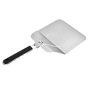 Fengyuanhong Stainless Steel Pizza Peel Spatel met Folding Heat Proof Handle Cake Lifter Shovel Keuken Tool