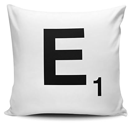 Amazon Com Onemtoss Decorative Pillow Cover Alphabet Letter
