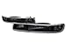 Euro Black Clear Front Signal Bumper Lights Lamps JY Compatible with 99 00-06 GMC Sierra/Yukon