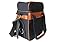 Vine & Dine Picnic Bag By Juggage - Carry Bag Of Wine or Wine Bottles Along With Your Food - Stylish Canvas Leather Insulated Cooler Bag - Wine Cooler For Wine Enthusiast - Perfect for Boxed Wine Bag